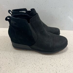 Sorel EVIE™ II WOMEN'S CHELSEA wedge booties black size 11